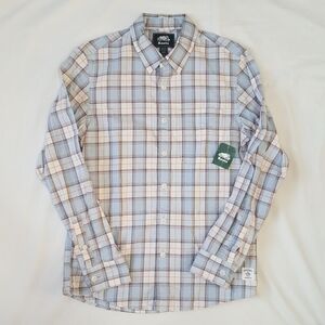 NWT ROOTS | Kenora Shirt Plaid Top | Sz. Men's XS